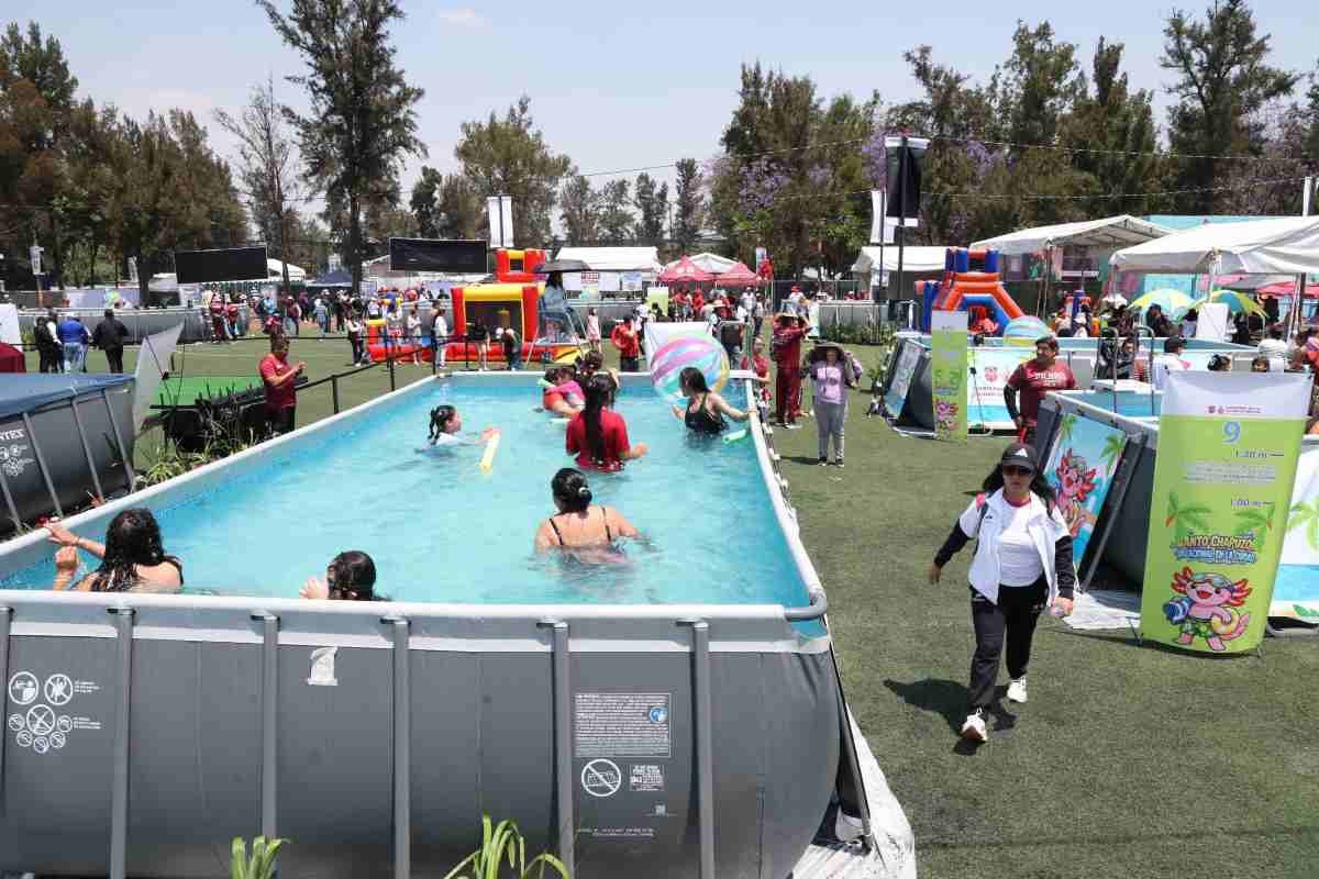 “Santo Chapuzón”: albercas públicas gratuitas en CDMX; estiman la visita de más de 100 mil personas