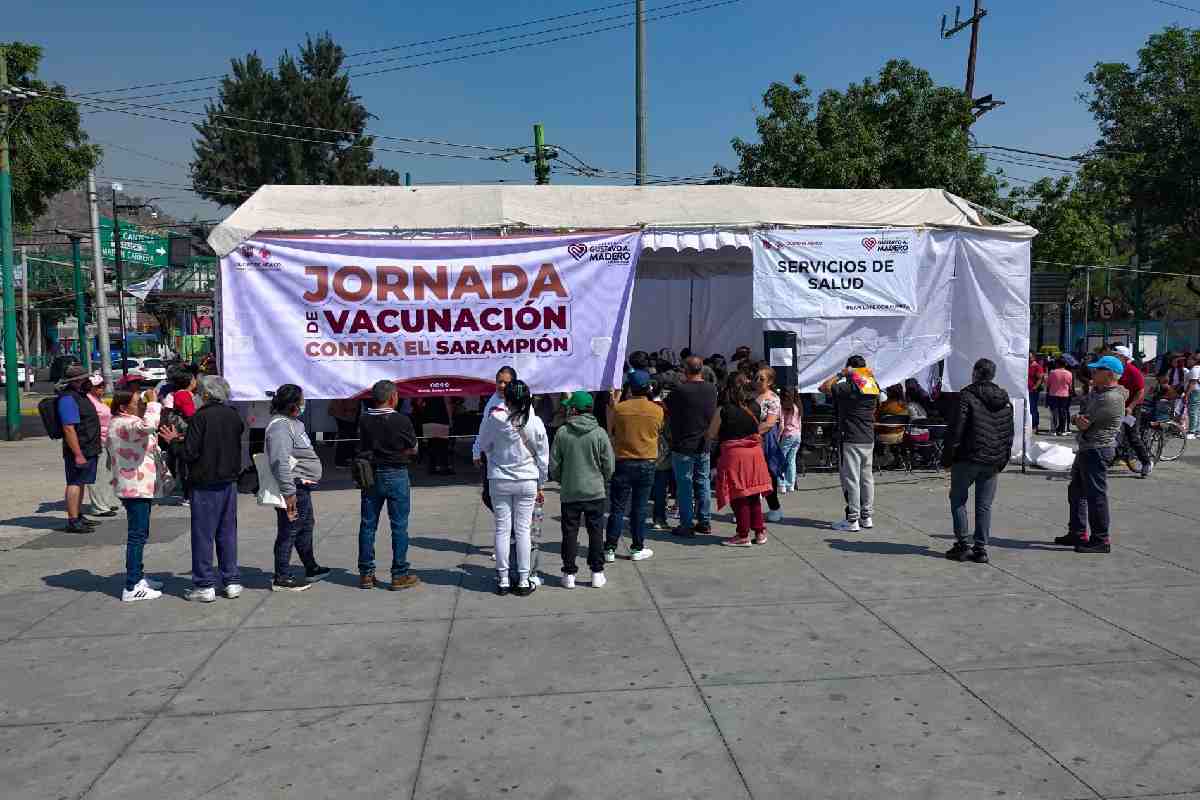 Sarampión en México puesto vacunación