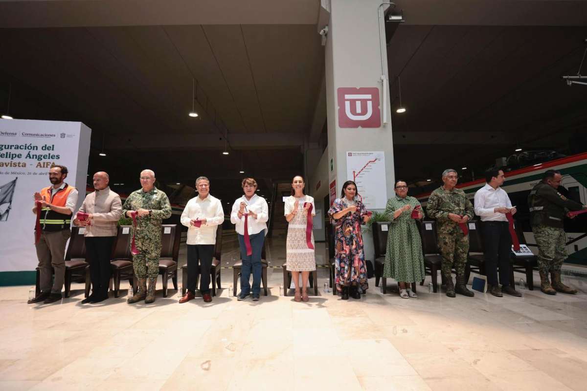 Sheinbaum inaugura el Tren “Felipe Ángeles” que va de CDMX al AIFA; “misión cumplida”, dice