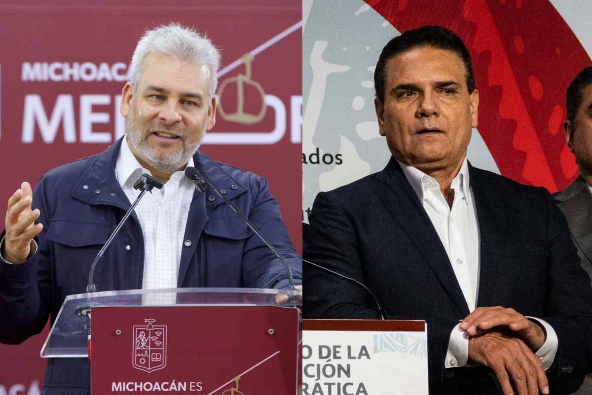 Gobernador de Michoacán pide a FGR girar ficha roja contra Aureoles, acusado de fraude y homicidio
