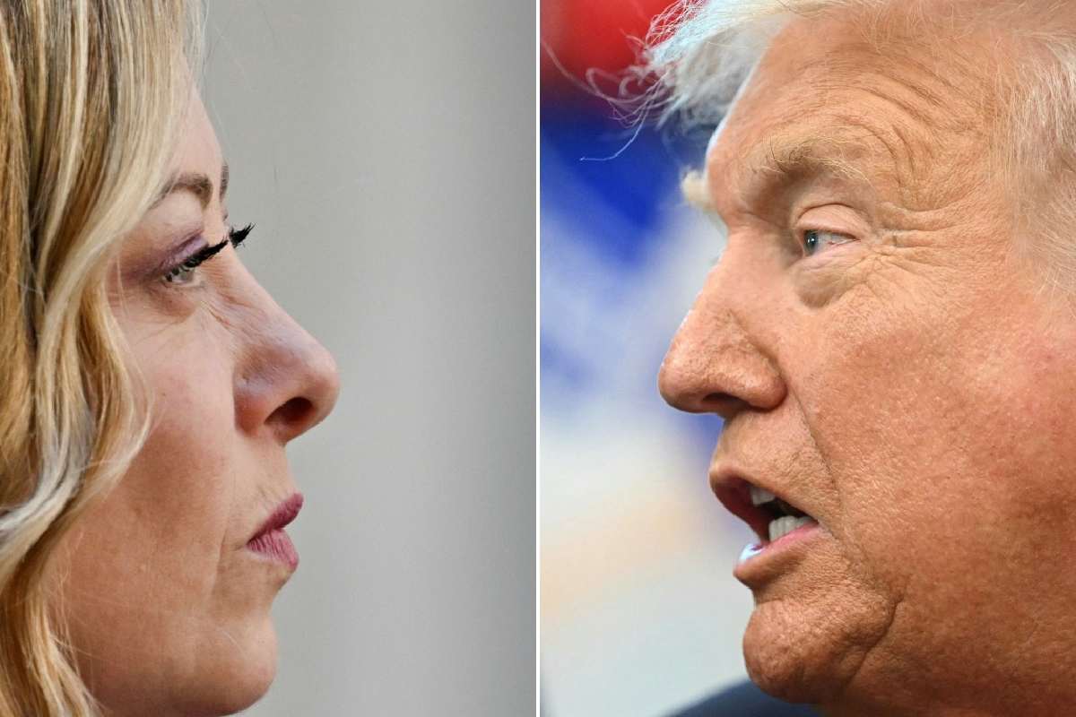 Trump primera ministra Meloni