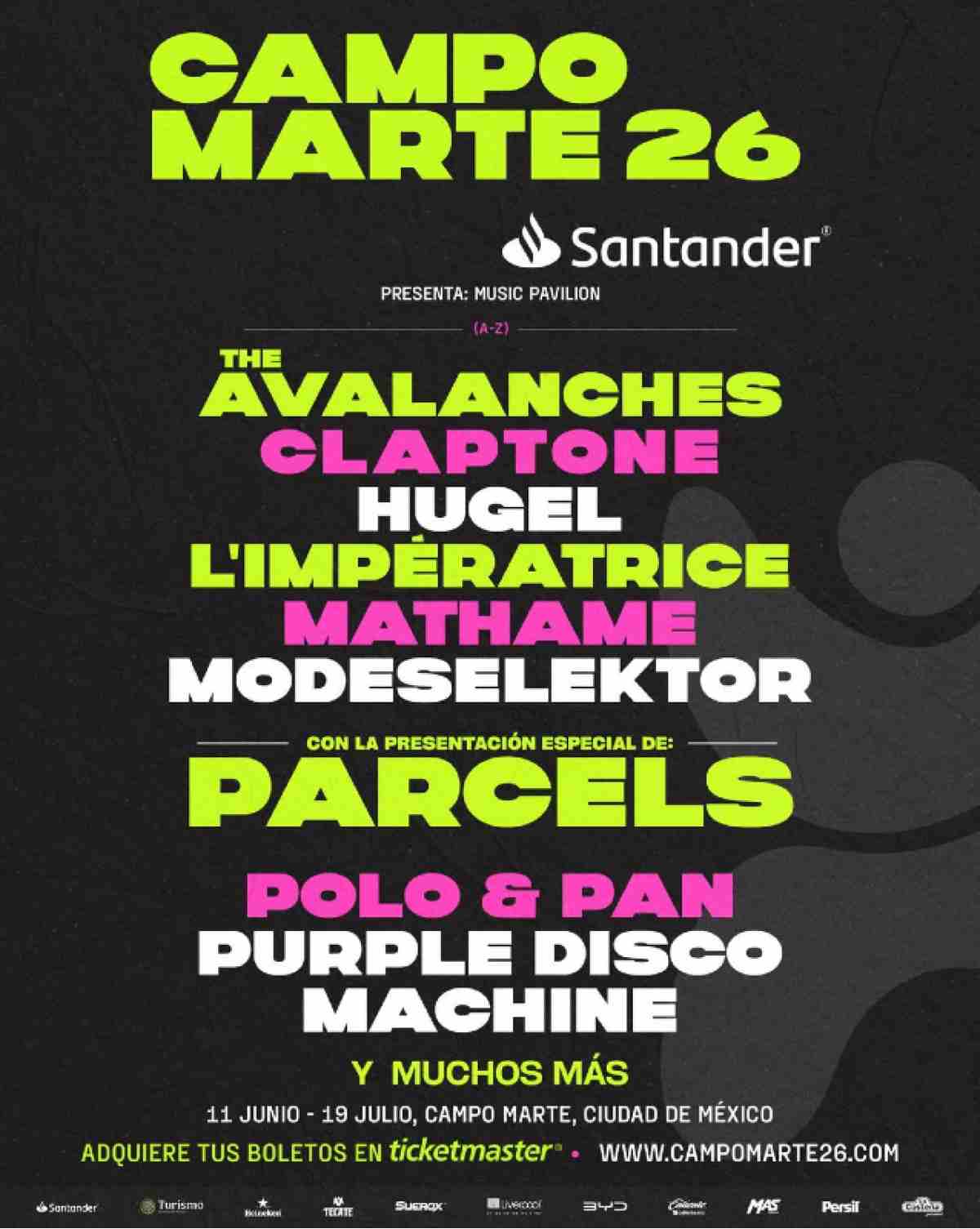 Campo Marte Lineup