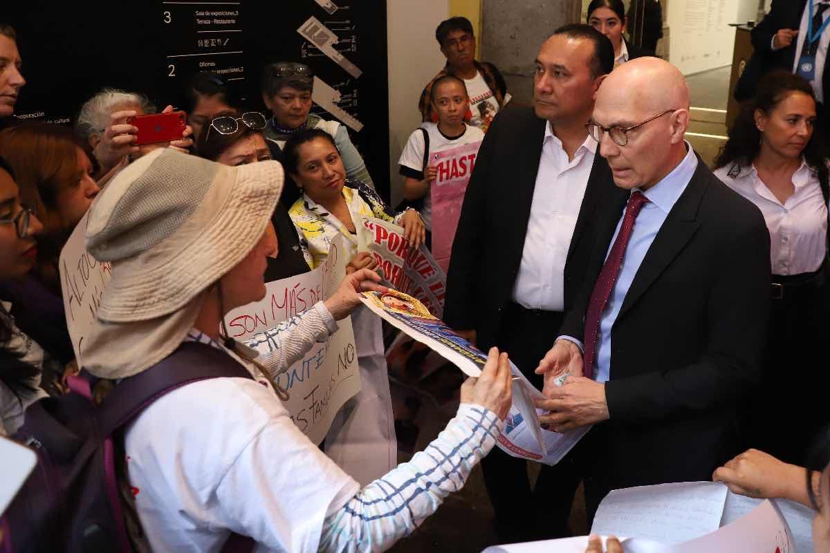Colectivos piden al Alto Comisionado de la ONU una postura firme durante su reunión con Sheinbaum