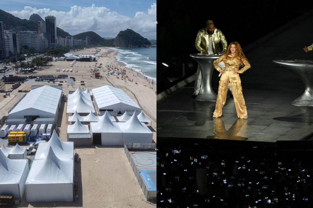 Copacabana se alista para el gran show de Shakira