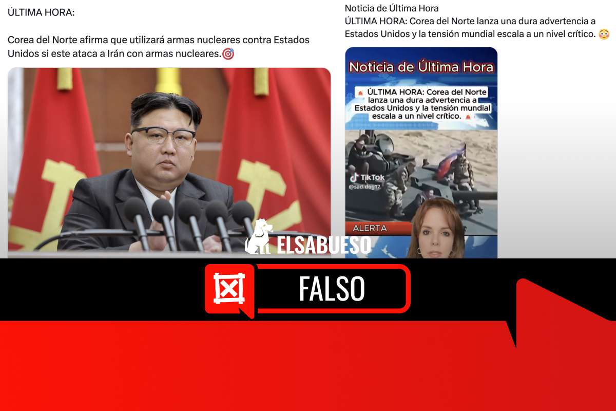 Es falso que Corea del Norte amenazó con usar armas nucleares contra EUA e Israel