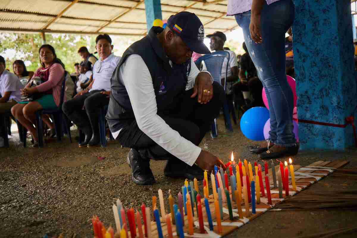 La organización Somos Defensores, de Colombia, registró 128 agresiones contra 120 personas defensoras de derechos humanos en los primeros tres meses de 2025. Foto: Defensoría del Pueblo y la Naturaleza