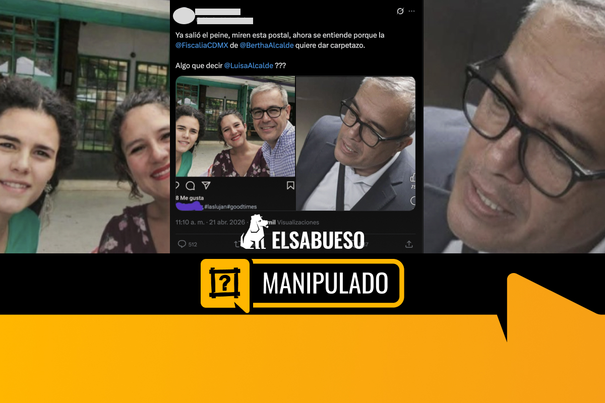 Imagen de Luisa y Bertha Alcalde con sospechoso de feminicidio es falsa