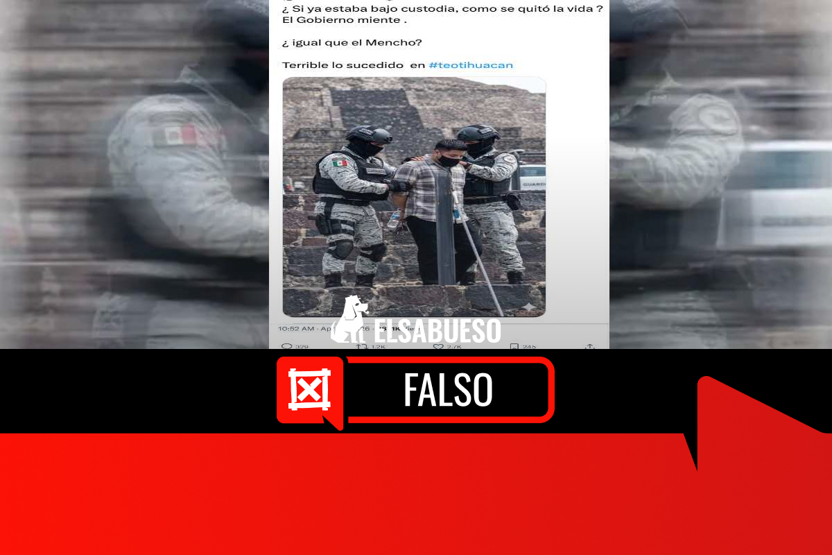 ¿Al agresor de Teotihuacán lo detuvo la Guardia Nacional? No