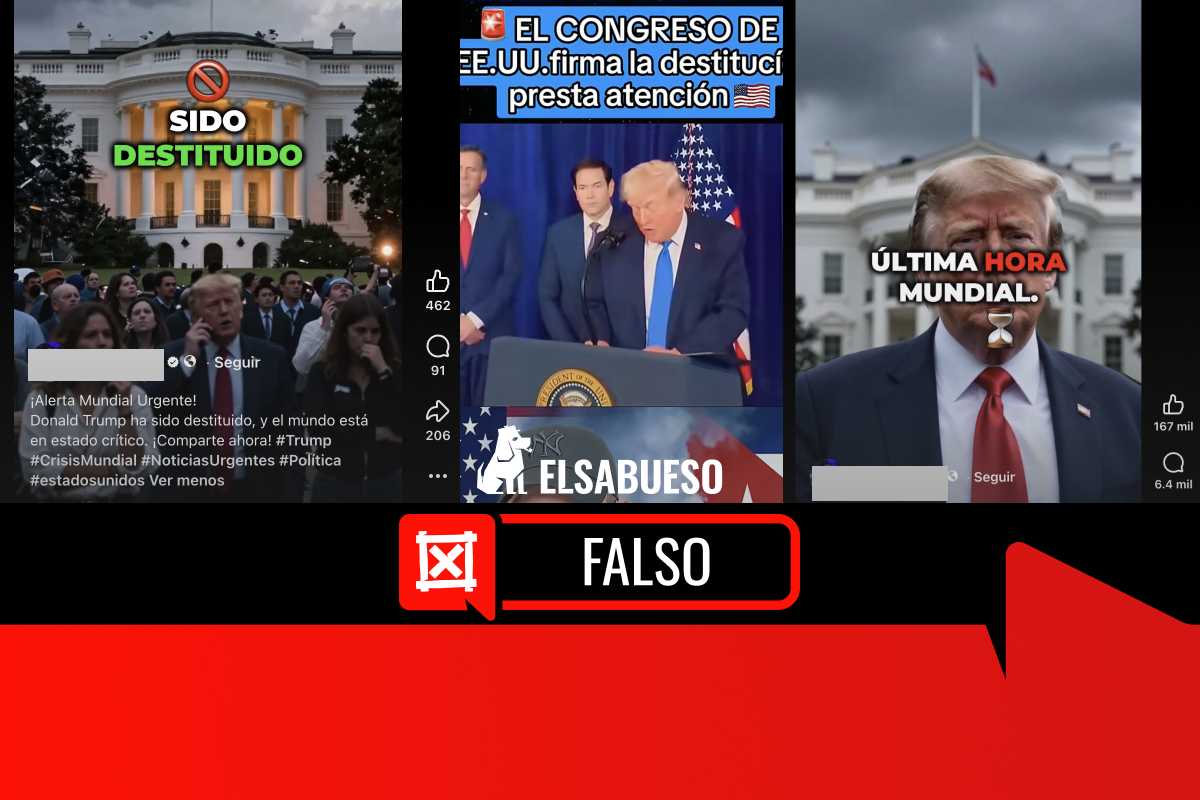 ¿Donald Trump fue destituido por una orden de tribunales federales? No, es falso
