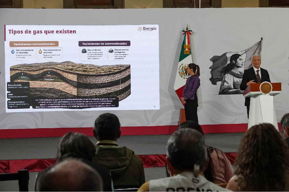 Gobierno analiza explotar gas no convencional; Sheinbaum crea comité científico para evaluar viabilidad ambiental y técnica