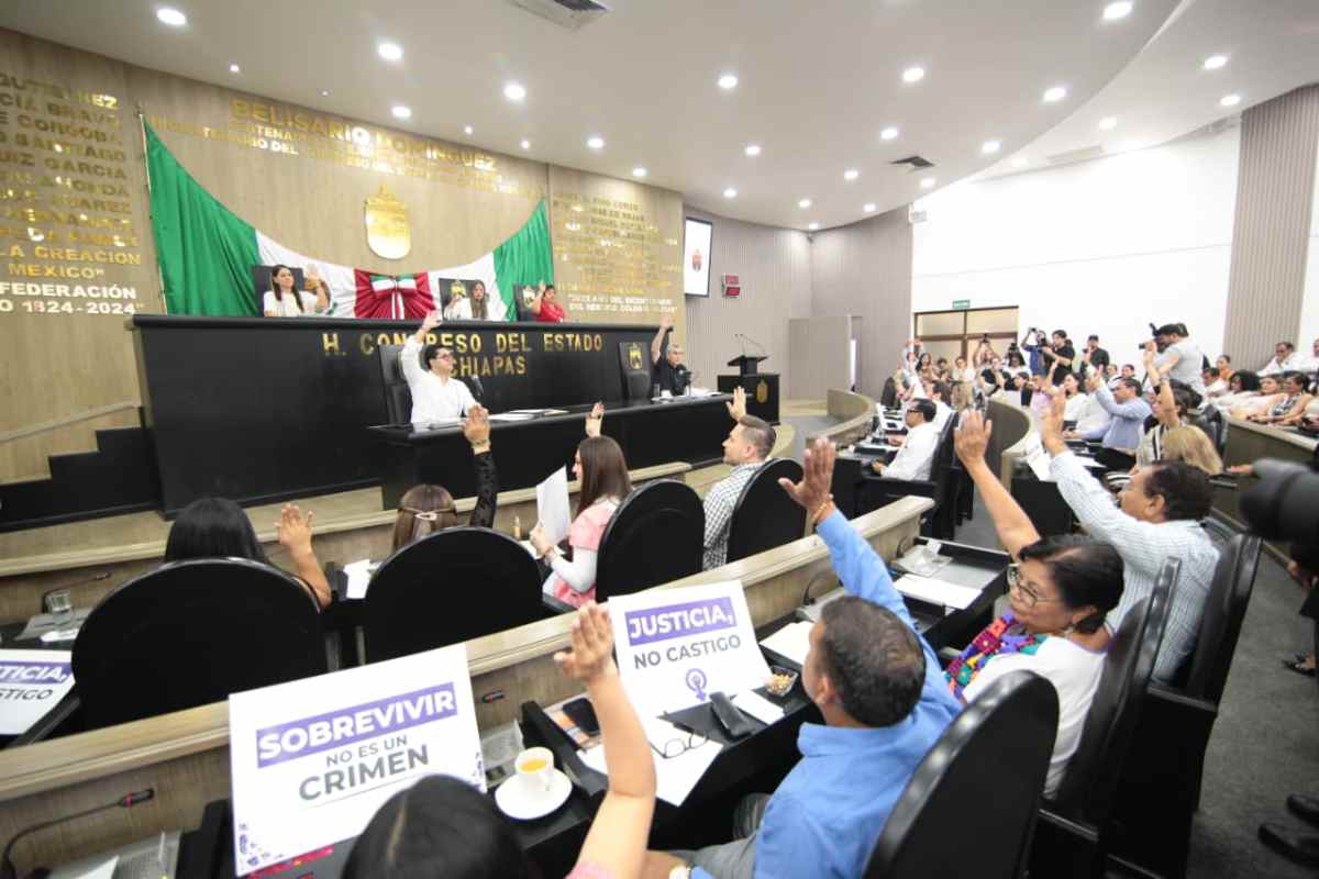 Congreso de Chiapas aprueba “Ley Petrona”; legítima defensa se juzgará con perspectiva de género