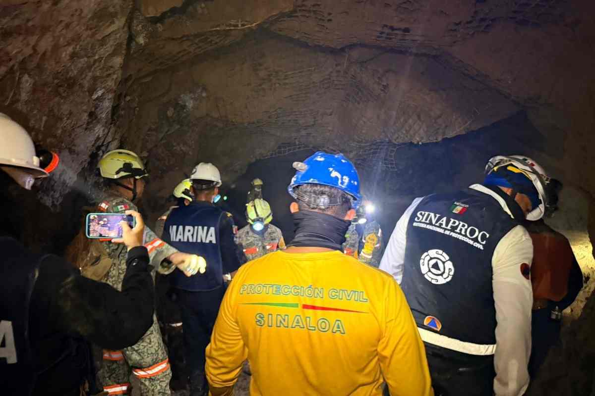 mina santa fe sinaloa minero atrapado