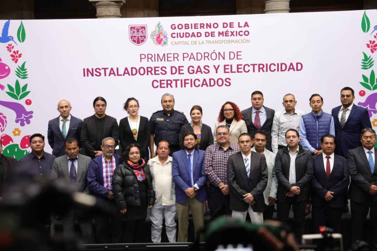 CDMX presenta el primer padrón de instaladores de gas y electricidad; busca prevenir accidentes