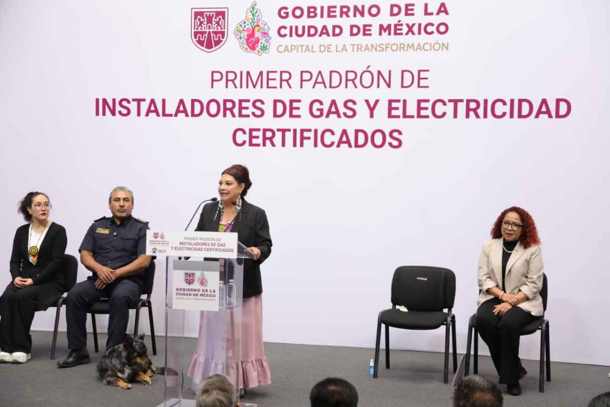 CDMX lanza el primer padrón de instaladores certificados de gas y electricidad 