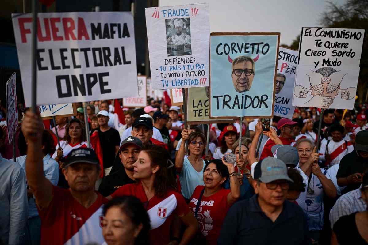 protestas peru elecciones