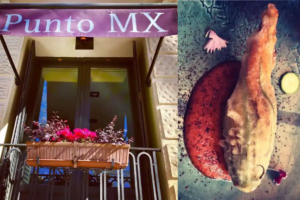 fachada de restaurante Punto Mx