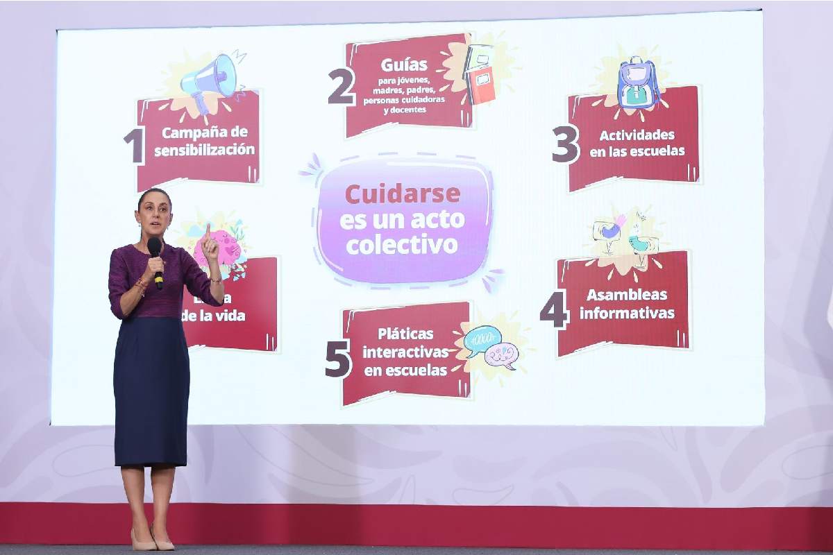 Sheinbaum lanza estrategia de salud mental para jóvenes centrada en prevención y atención temprana