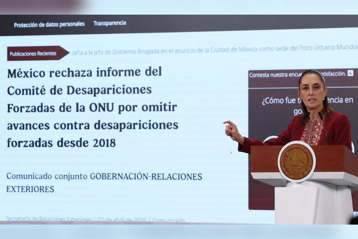sheinbaum desaparecidos onu criticar gobierno