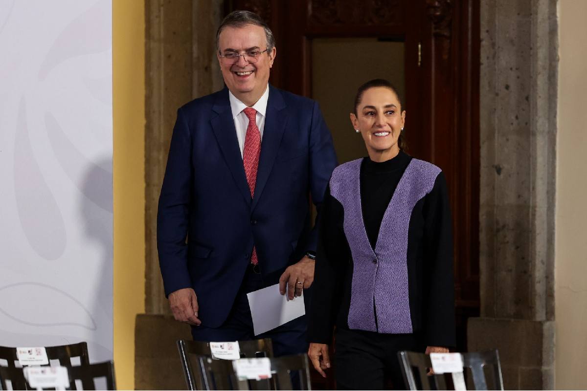 “Hace un excelente trabajo”: Sheinbaum respalda a Ebrard ante indagatoria por su hijo en Londres