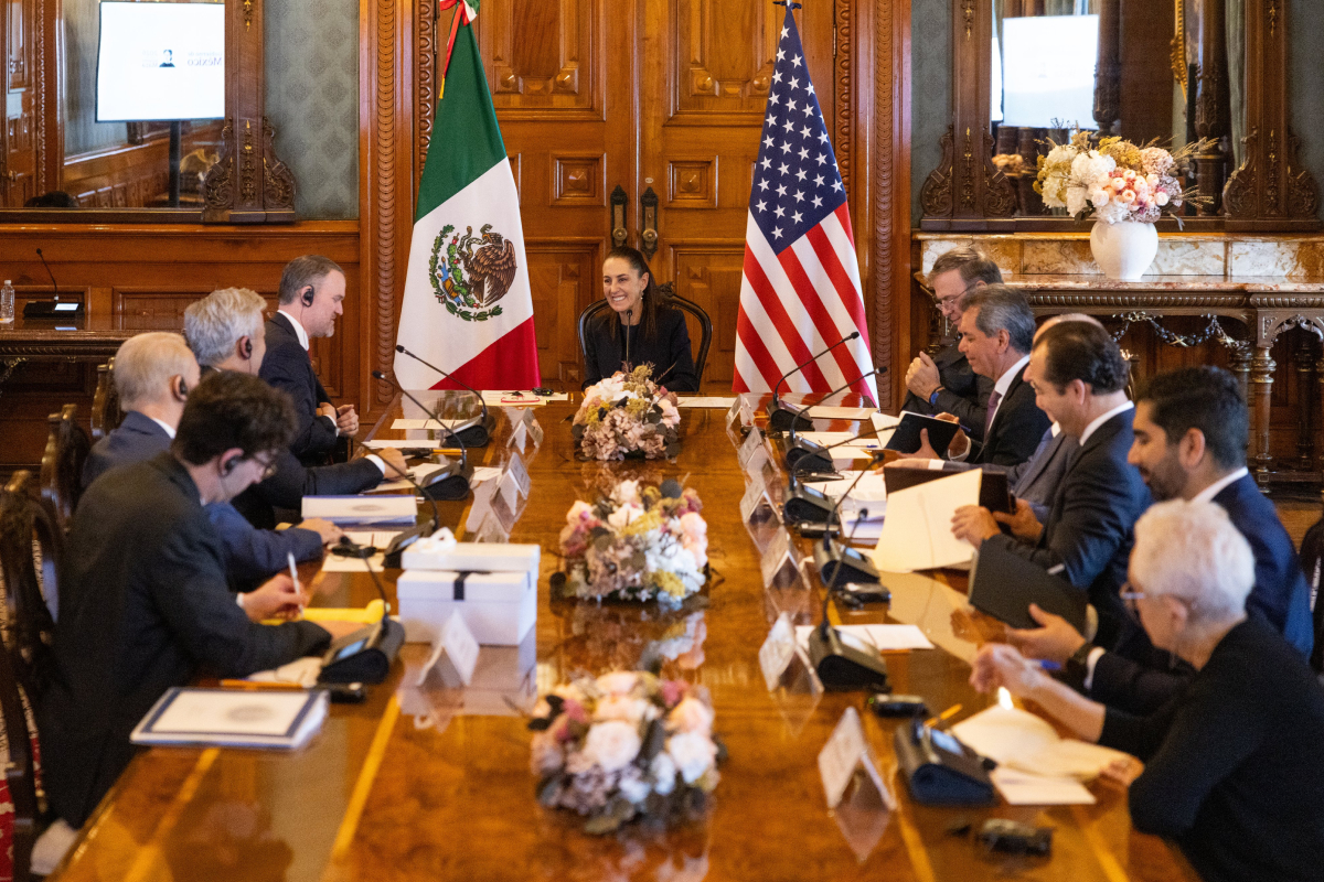 "Seguimos avanzando", dice Sheinbaum tras reunión con representante de EU ante revisión de T-MEC