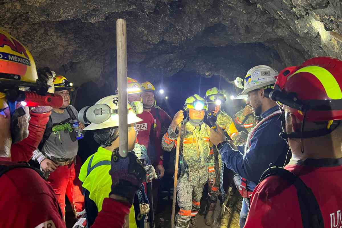 Intensifican bombeo en mina Santa Fe; extraen 9.5 litros por segundo para rescatar a trabajadores 
