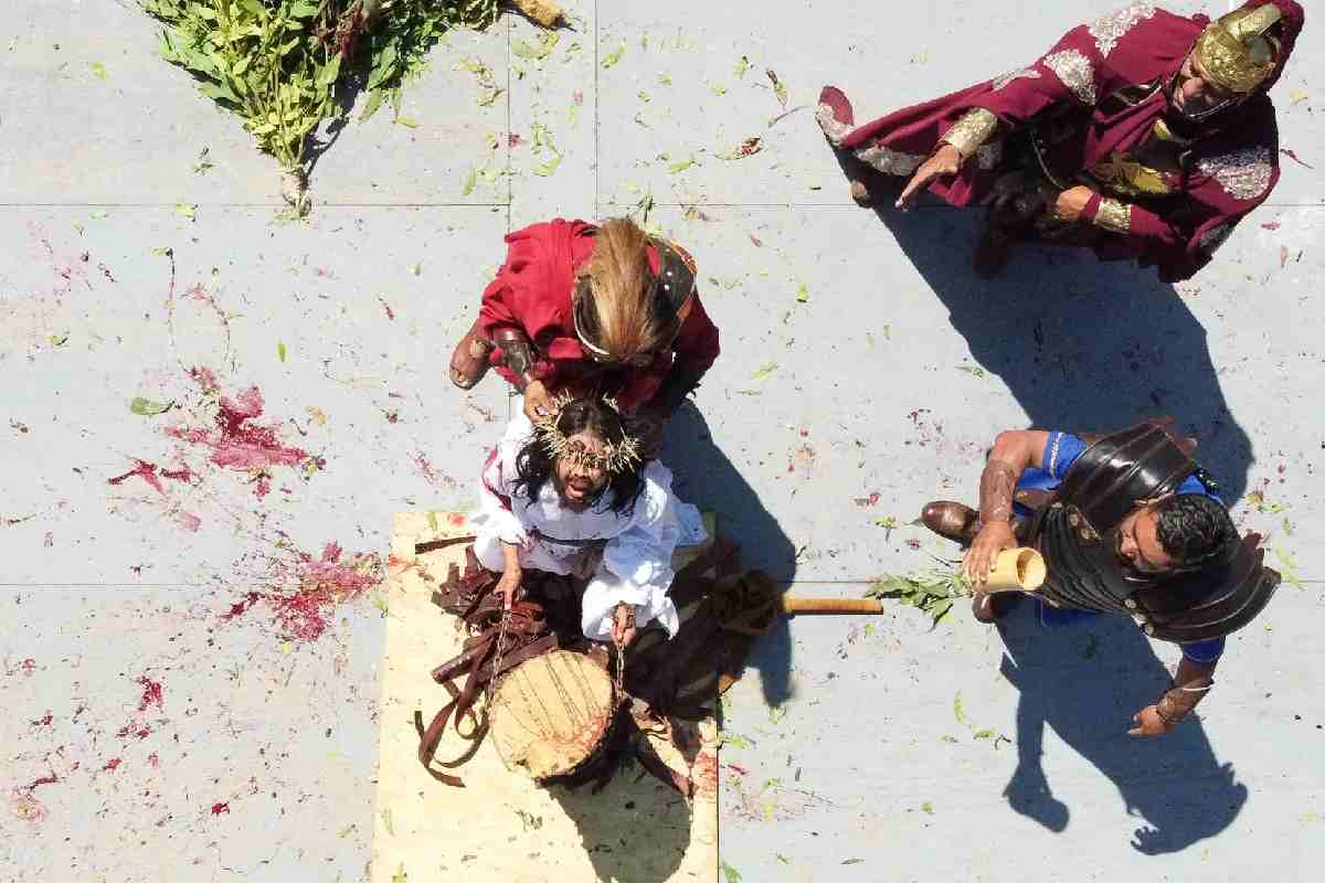 viacrucis en Iztapalapa