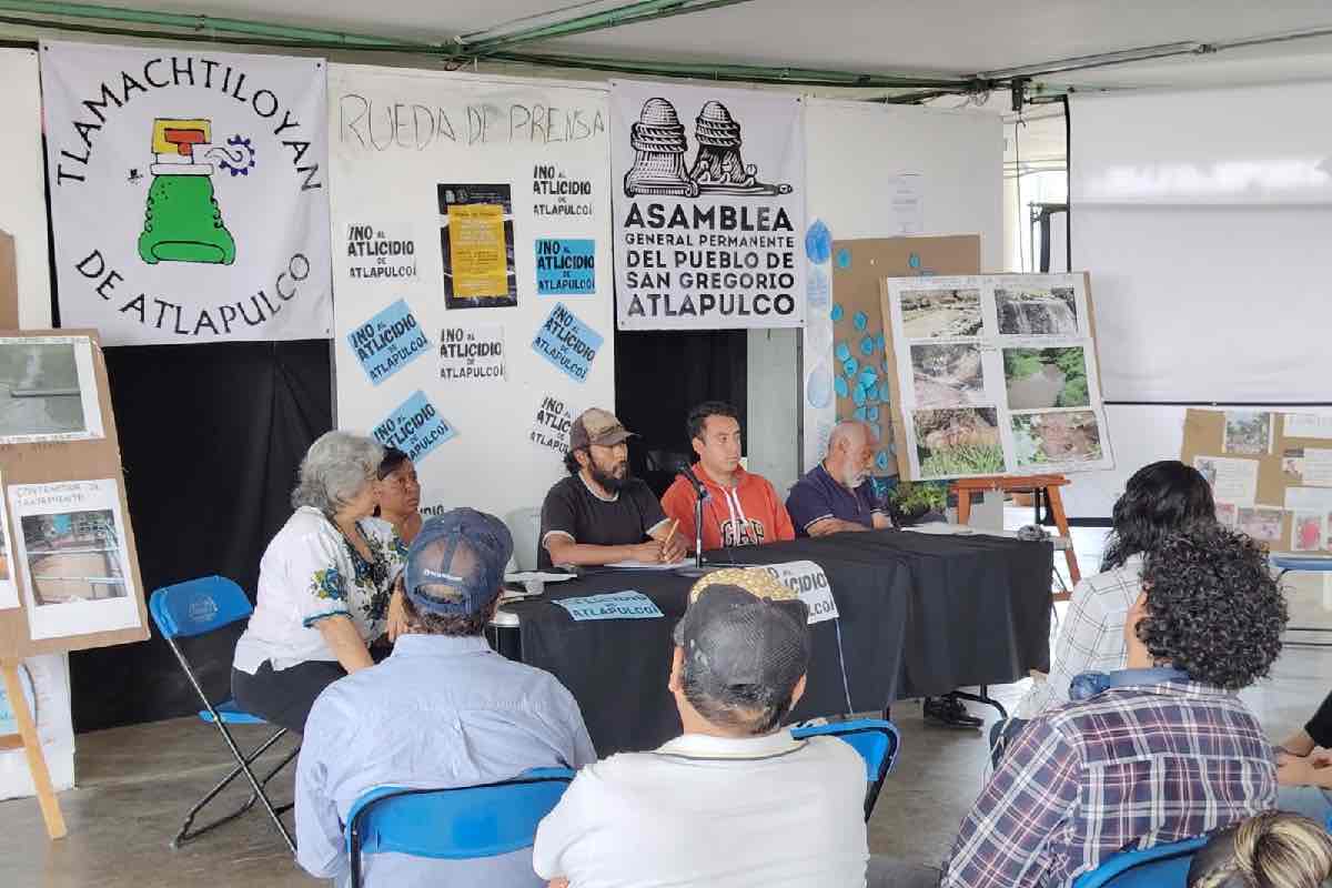 San Gregorio Atlapulco: pese a amparo, siguen obras de vertedero; activistas denuncian daños