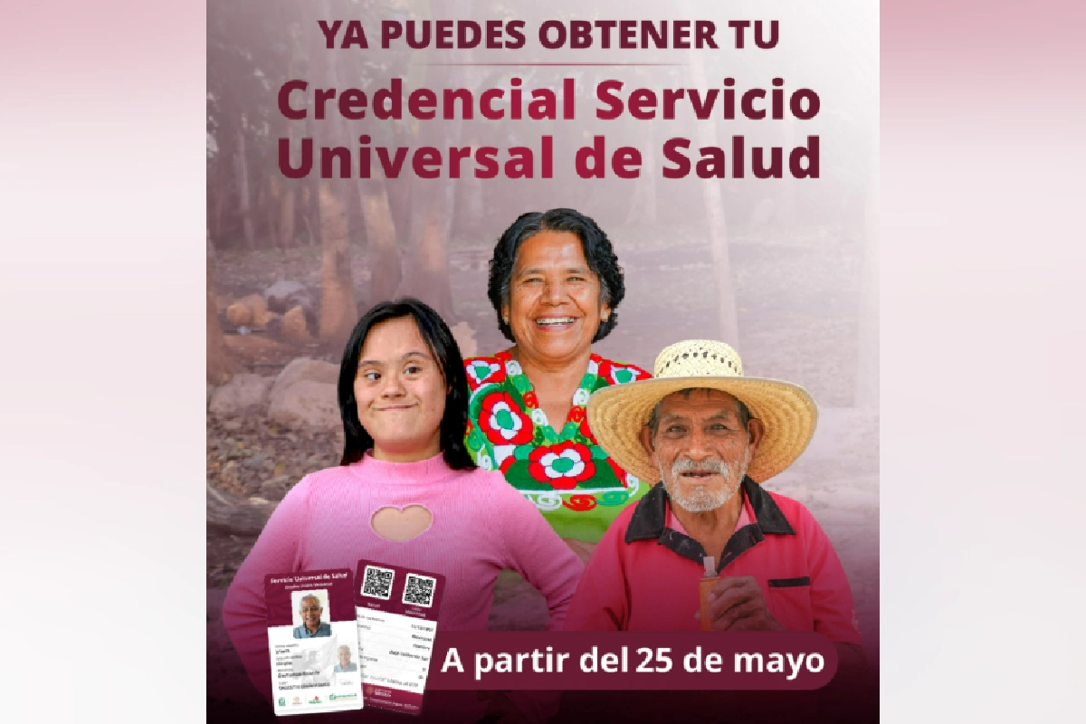 Adultos mayores personas discapacidad credencial servicio universal salud