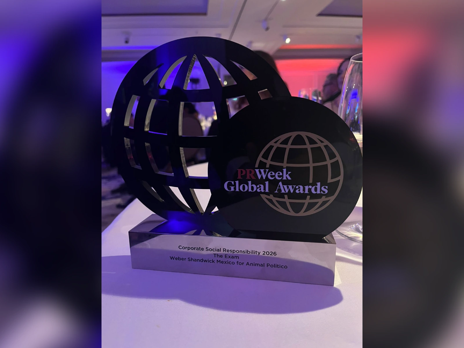 Galardón para Animal Político en los PRWeek Global Awards