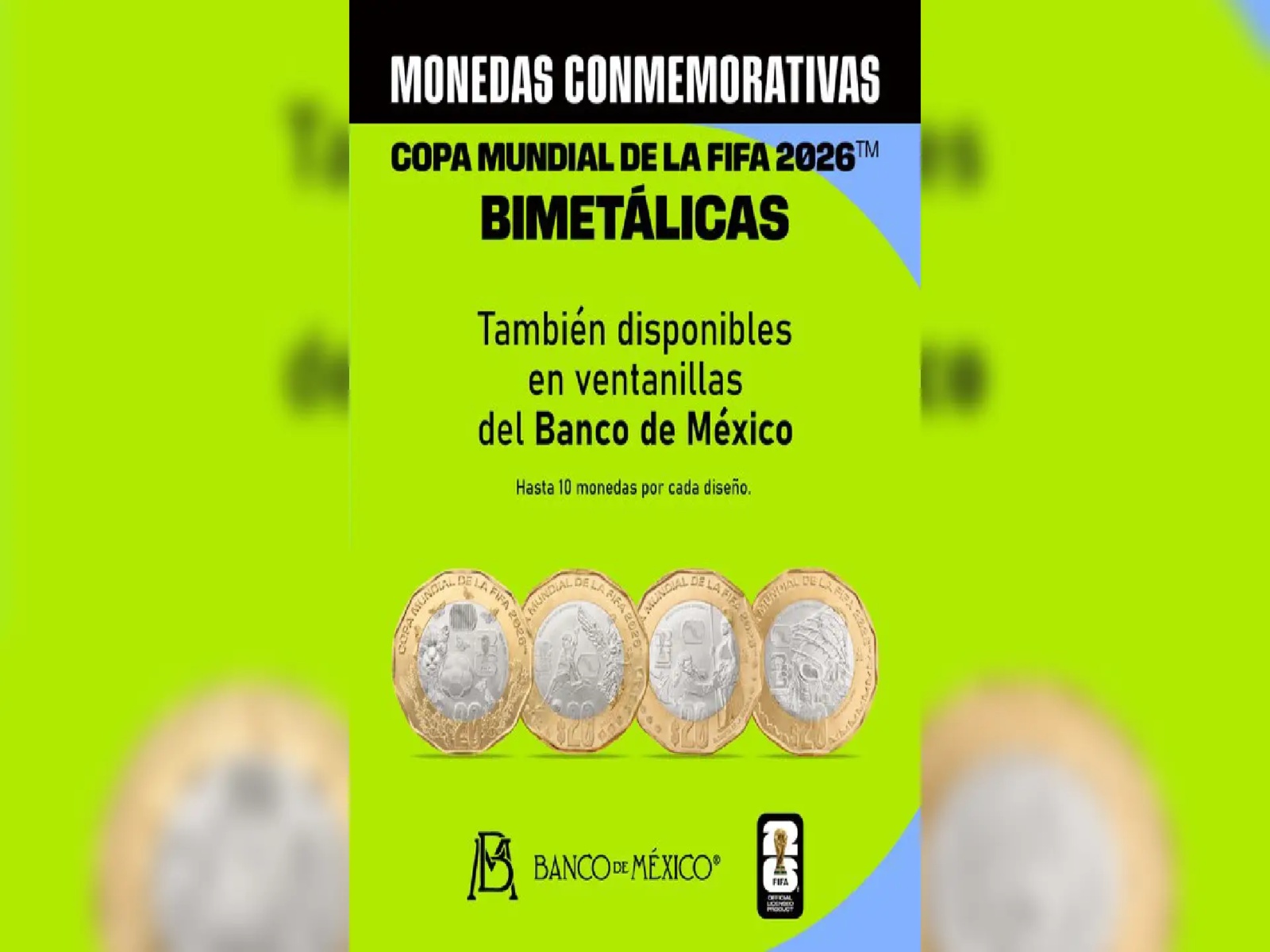 Banco de México lanza 12 monedas conmemorativas del Mundial 2026: así puedes conseguirlas