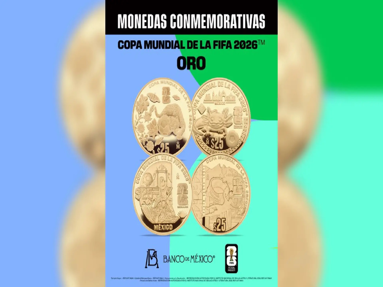 Banco de México lanza 12 monedas conmemorativas del Mundial 2026: así puedes conseguirlas