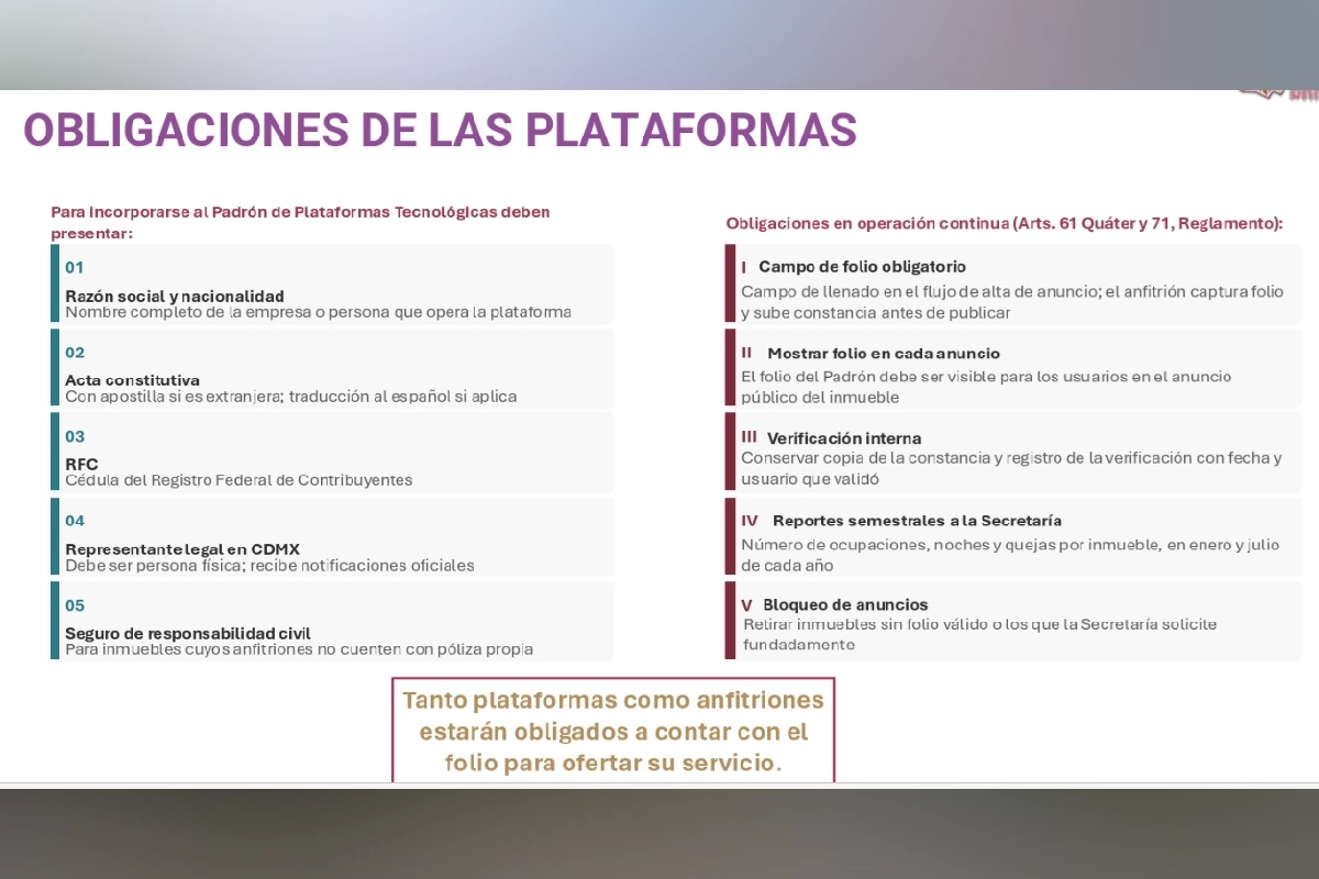 CDMX pone en marcha sistema para regular rentas temporales y plataformas como Airbnb