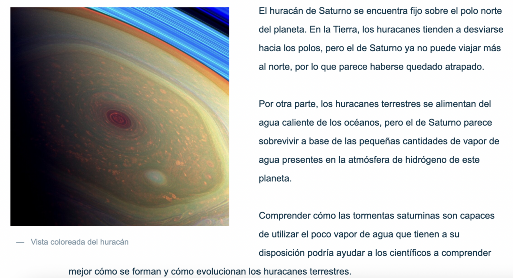 Fuente: captura de pantalla de la Agencia Espacial Europea