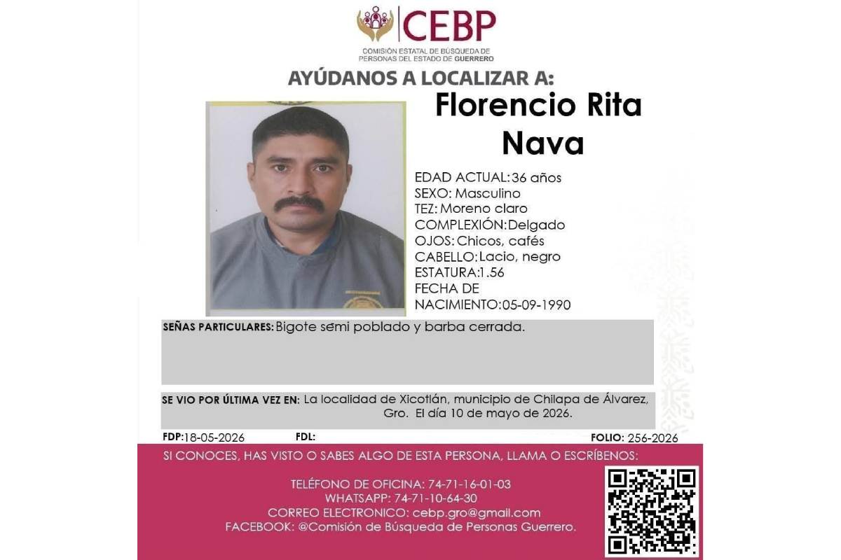 búsqueda por dos hombres desaparecidos en Chilapa, Guerrero, tras irrupción armada