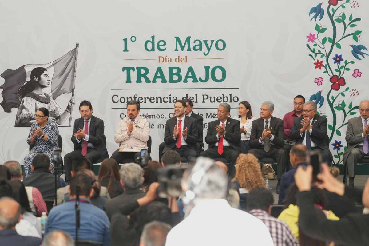 Invitados a la mañanera del día del trabajo