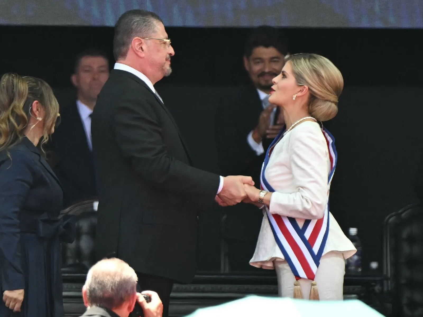 Laura Fernández y Rodrigo Cháves