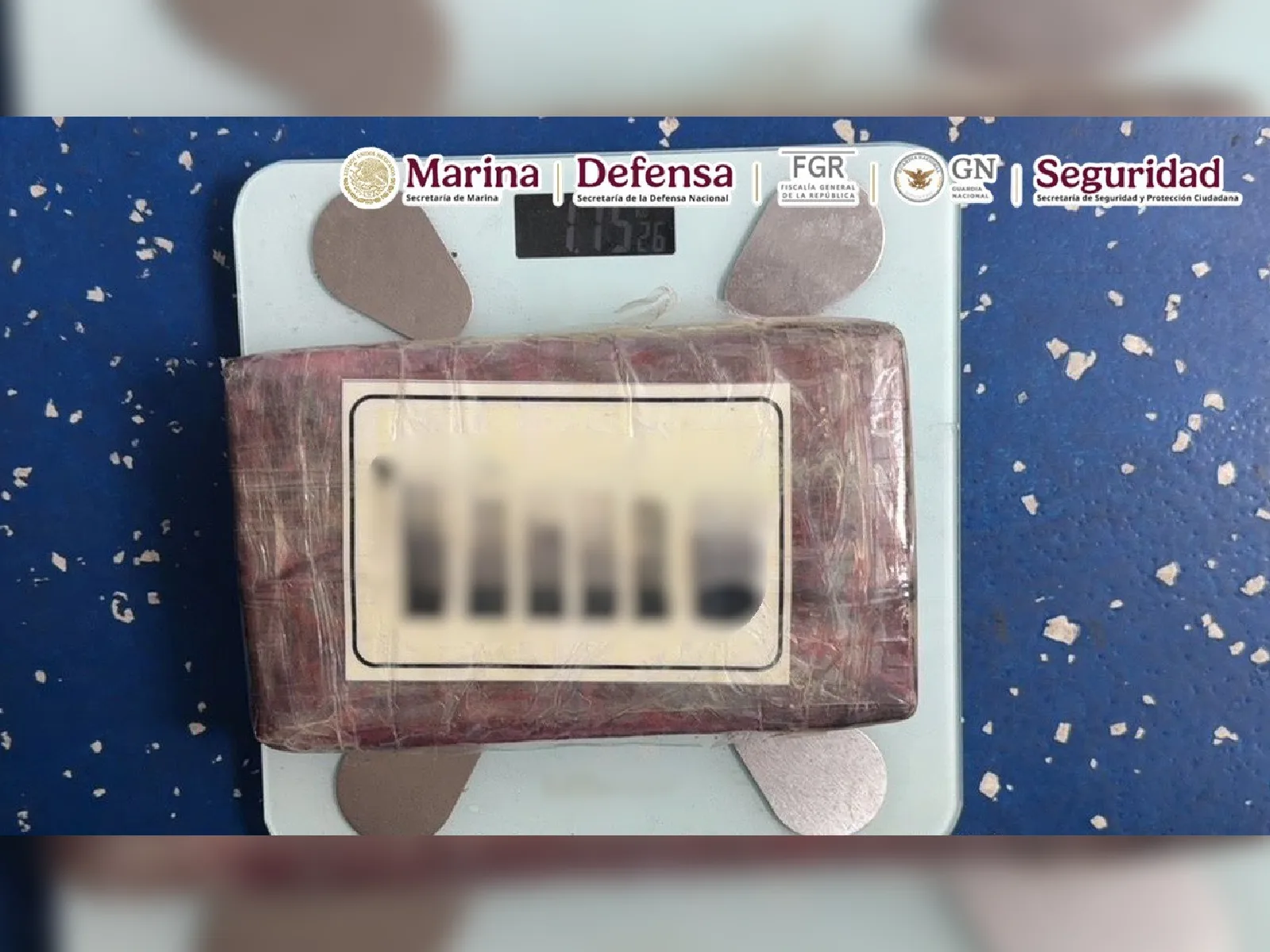 Los paquetes de droga fueron localizados frente a costas de Huatulco