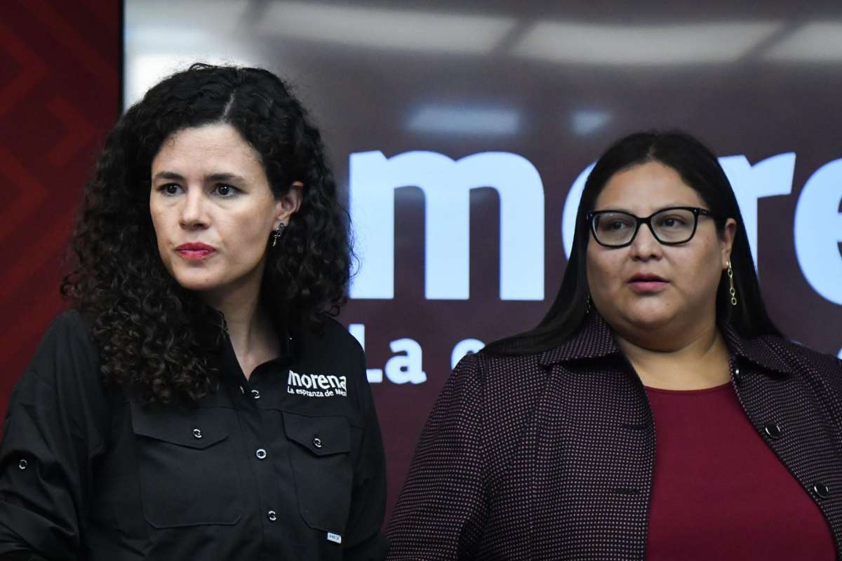 Luisa Alcalde y Citlalli Hernández
