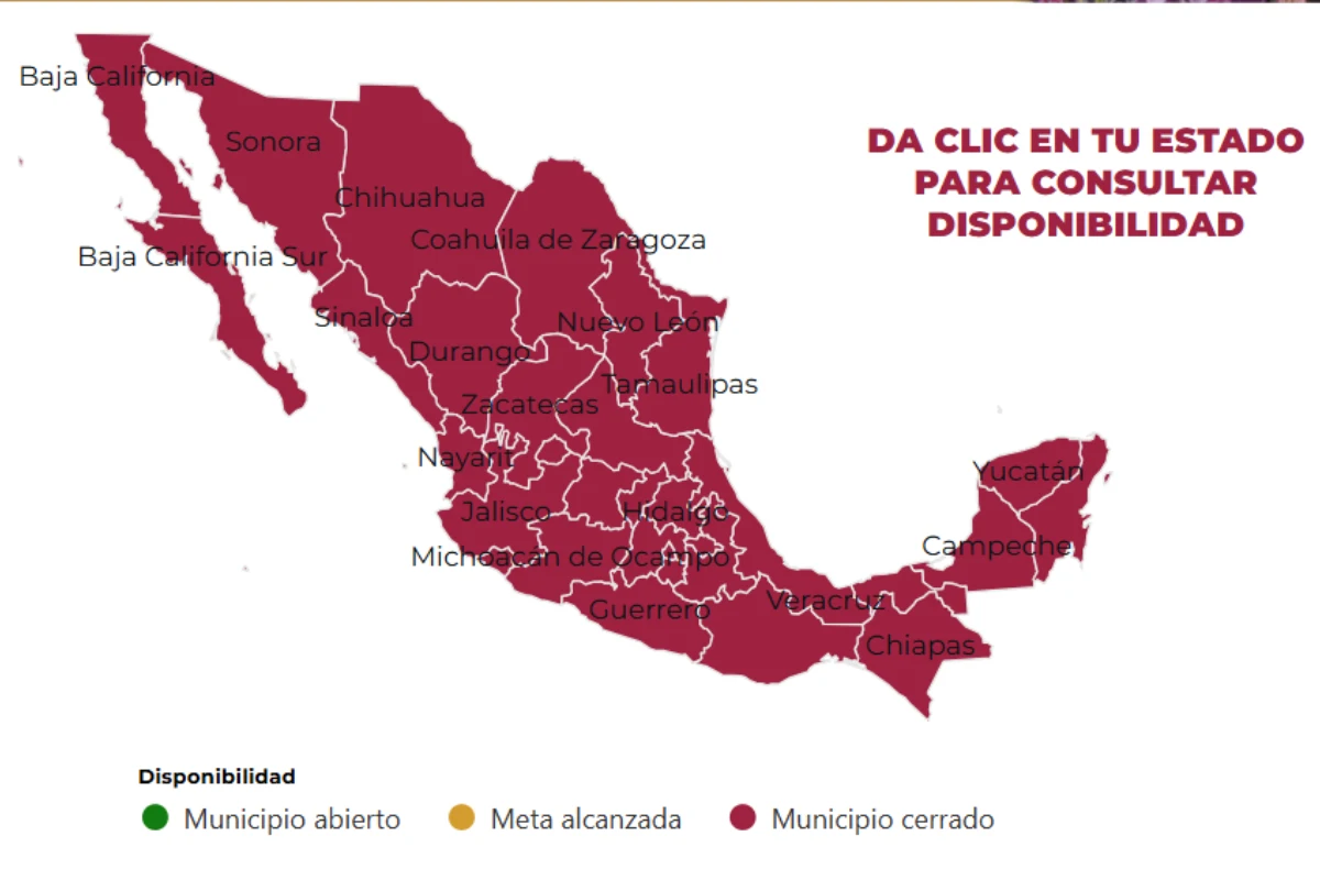 Mapa de focalización de jóvenes construyendo el futuro 