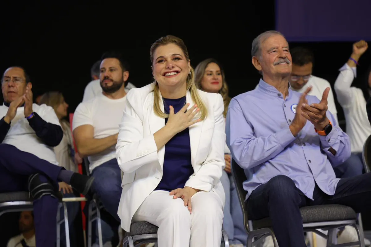PAN realiza mitin a favor de gobernadora de Chihuahua; asisten Calderón, Fox y Jorge Romero