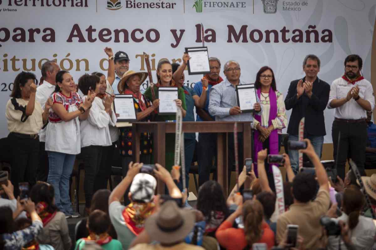 El Frente de los Pueblos en Defensa de la Tierra de Atenco sigue exigiendo justicia