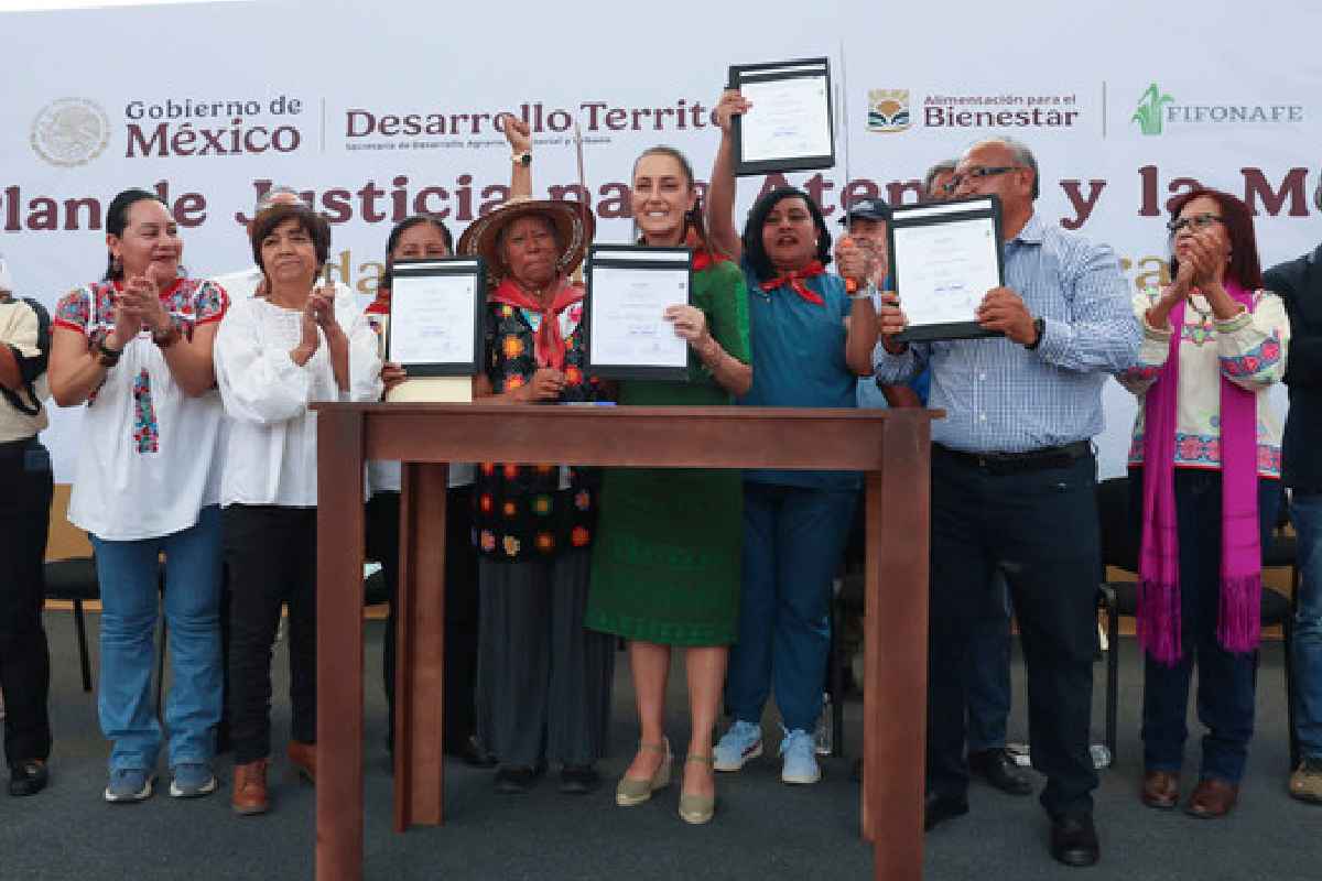 Nunca más se reprimirá, dice Sheinbaum entre exigencias de justicia a 20 años del caso Atenco