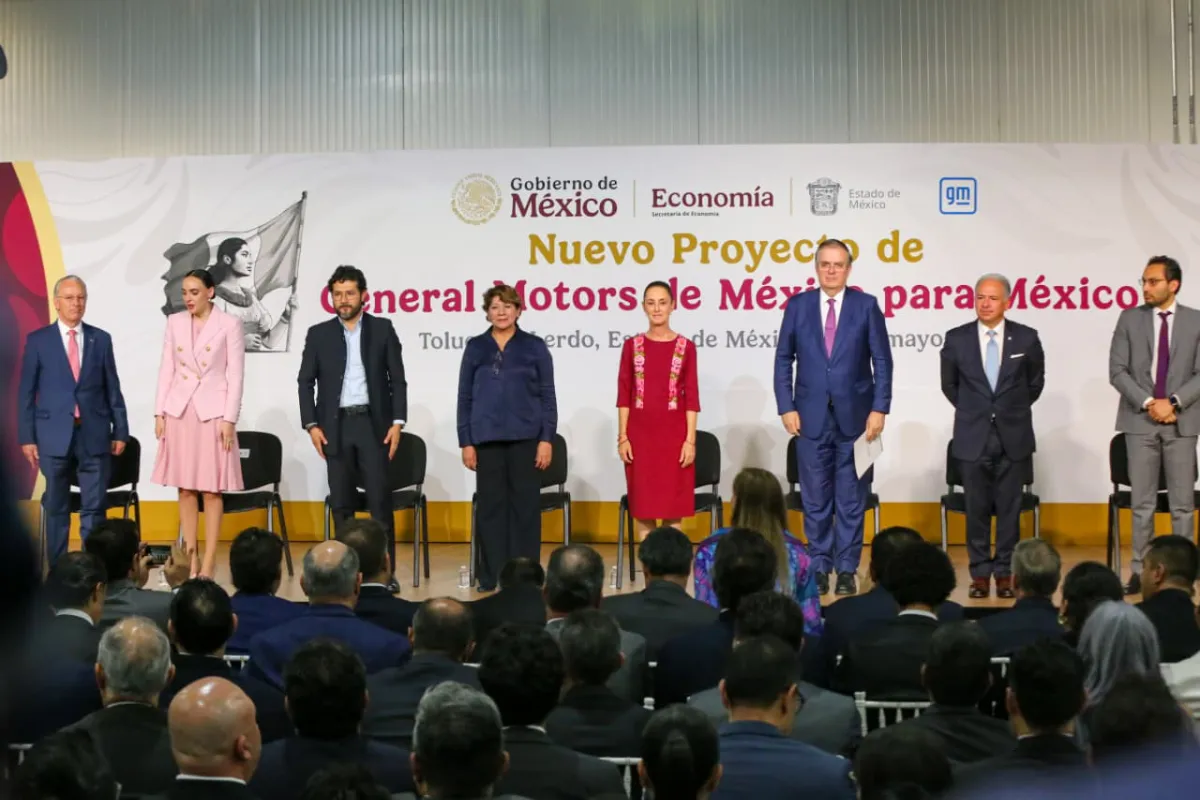 Sheinbaum anuncia que GM producirá 80 mil vehículos como parte de su inversión de mil mdd en el país