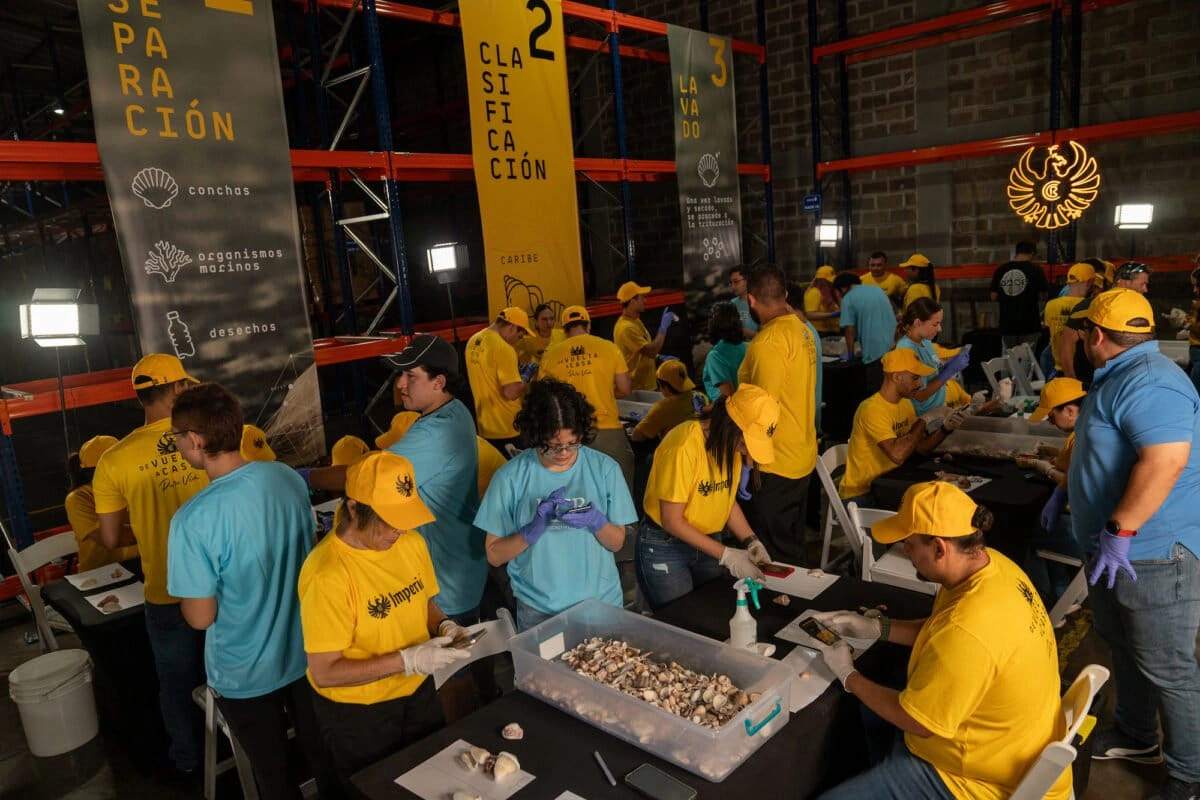 Las jornadas de voluntariado se realizaron en los almacenes de los aeropuertos Juan Santamaría y Daniel Oduber. Foto: cortesía FIFCO/Heineken/Mongabay