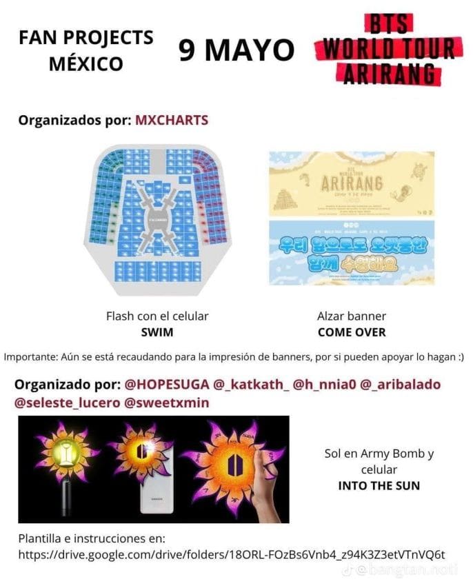 bts mexico fan project 9 mayo