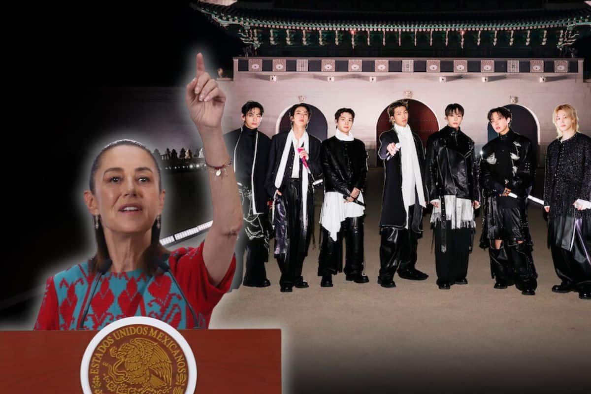 "Podemos abrirles un balcón": BTS visitará Palacio Nacional, confirma Claudia Sheinbaum