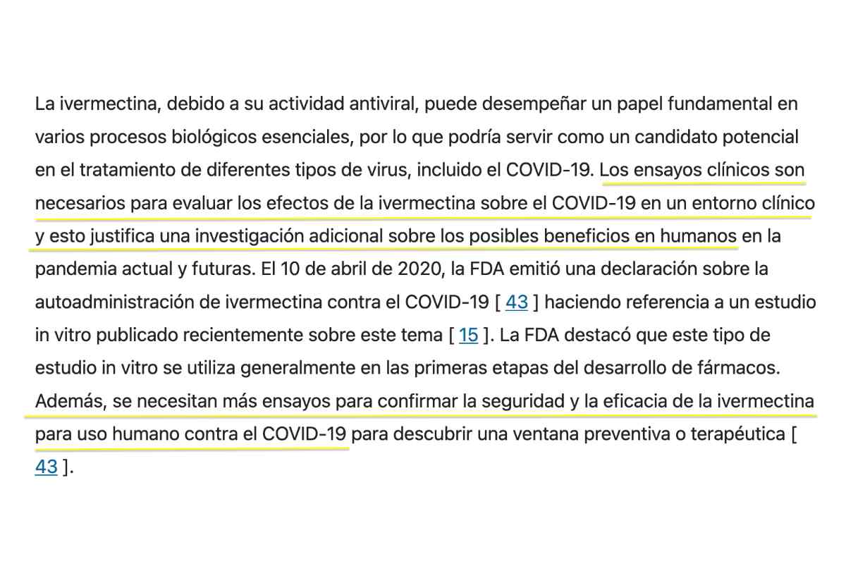 Contrario a lo que aseguran en redes, no hay evidencia de que la ivermectina ni la hidroxicloroquina funcionen como tratamiento para el hantavirus; la OMS confirma que no hay investigaciones que lo respalde. 