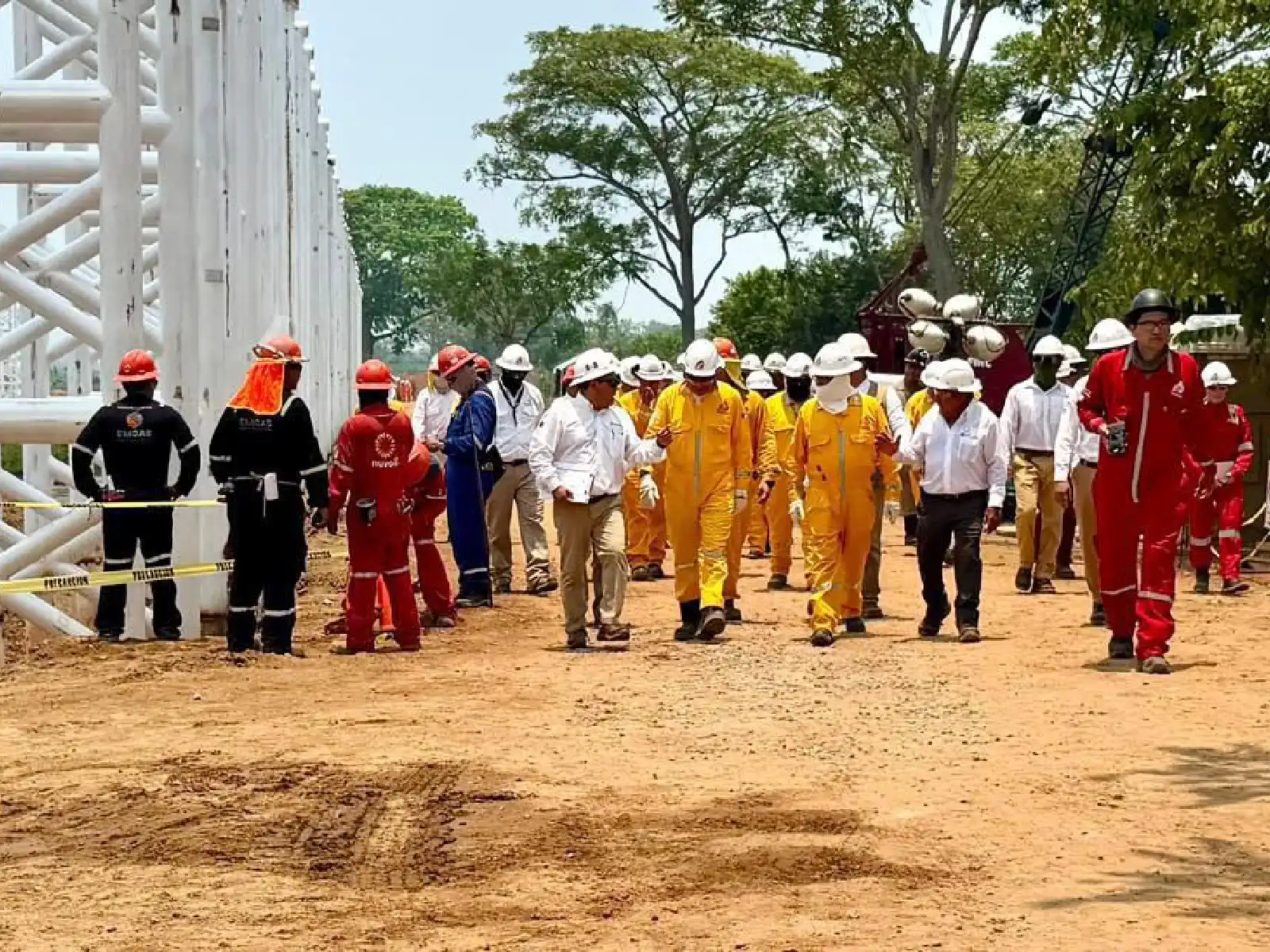Carpio Fragoso inicia supervisiones en campo en Tabasco a dos días de asumir la dirección general de Pemex