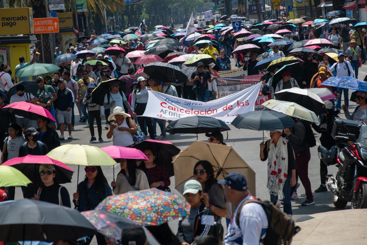 La CNTE es uno de los movimientos sindicales con mayor capacidad de movilización