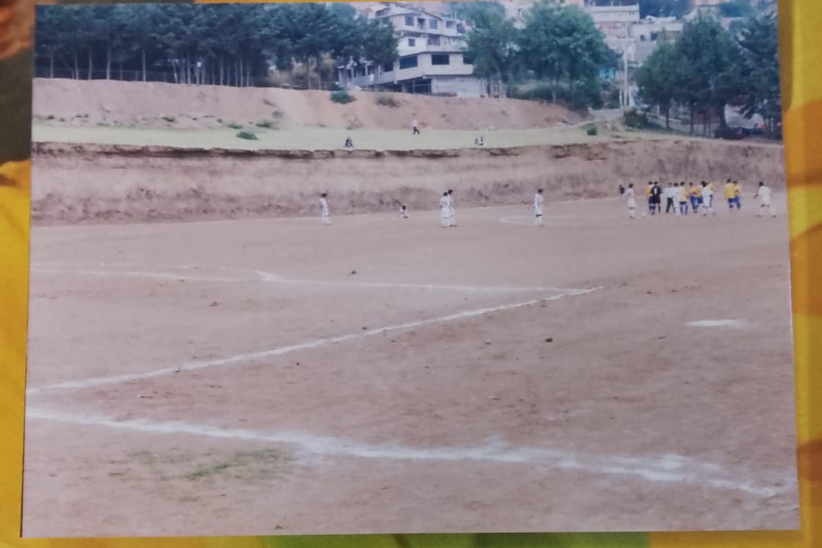 En las canchas solían jugar mujeres, niños y veteranos
